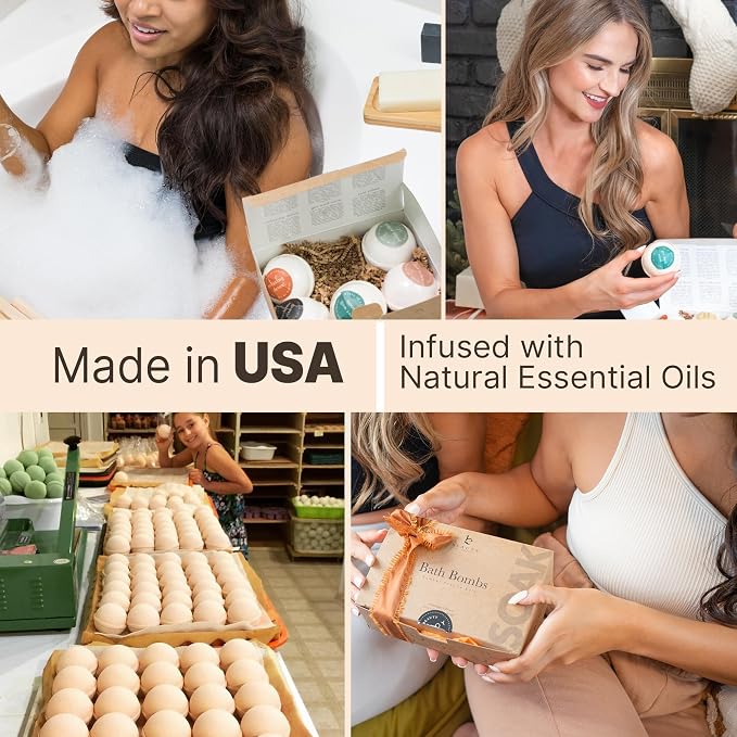 Bath Bombs Gift Set, USA Made - Image 2
