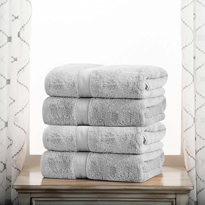 BNM Egyptian Cotton Heavyweight Towels, 800 GSM Bath Towels, Highly-Absorbent - Image 2