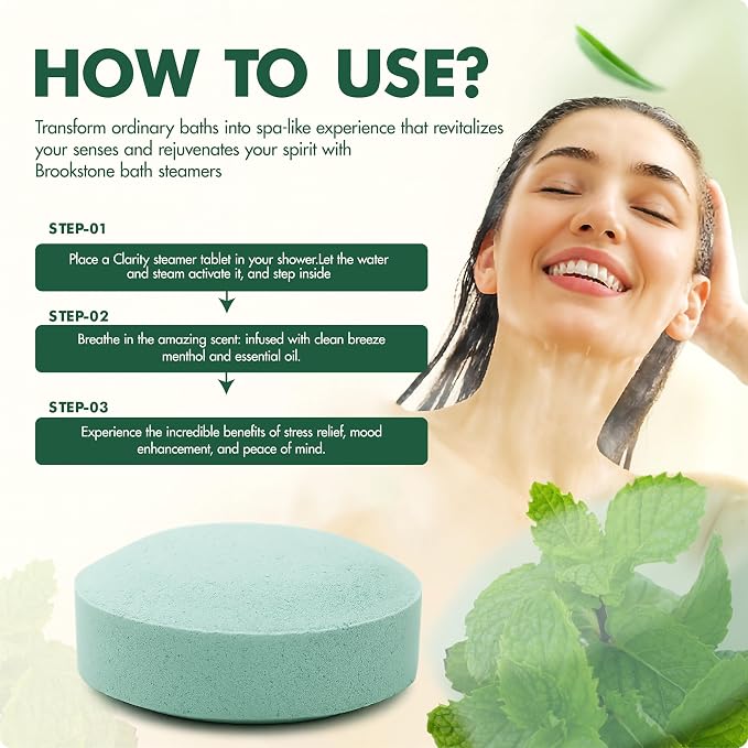Brookstone Shower Steamers Aromatherapy 12 Tablets - Image 6