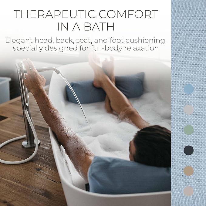 BADESOFA® Luxury Bath Pillows for Tub Full Body Set - Image 2