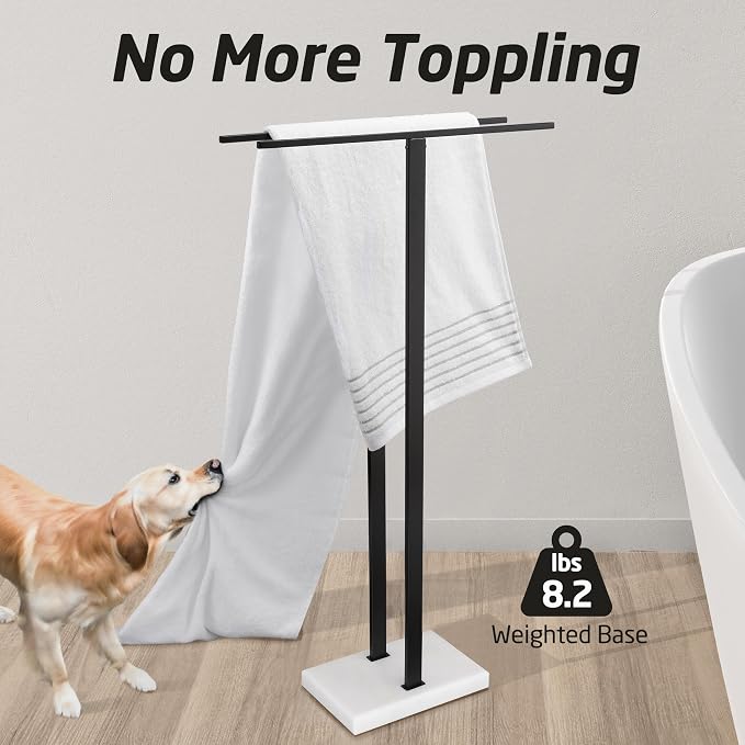 KES Standing Towel Rack, Free Standing Towel Racks - Image 4
