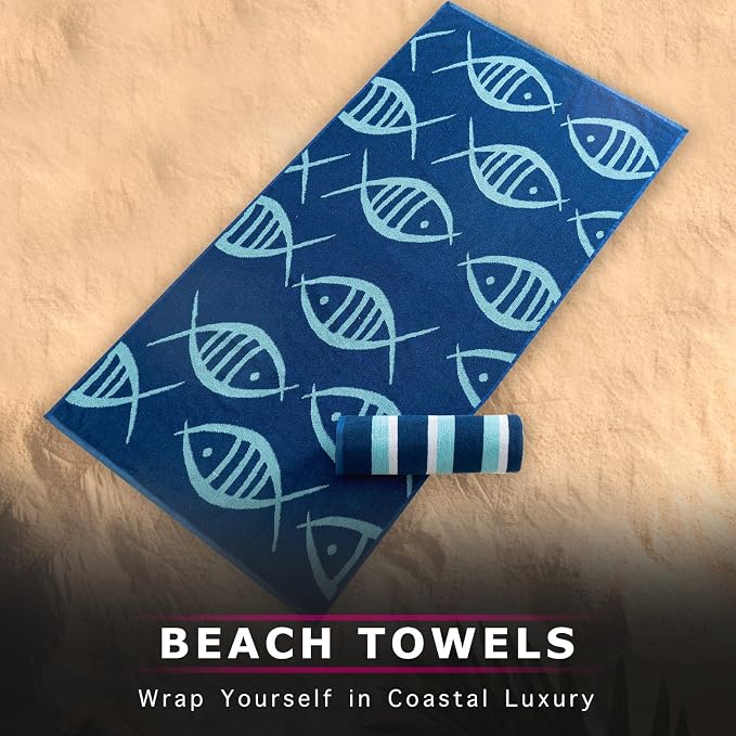 CASA COPENHAGEN Miami Bath Sheets Designed in Denmark Rough and Tough, Quick Dry - Image 2