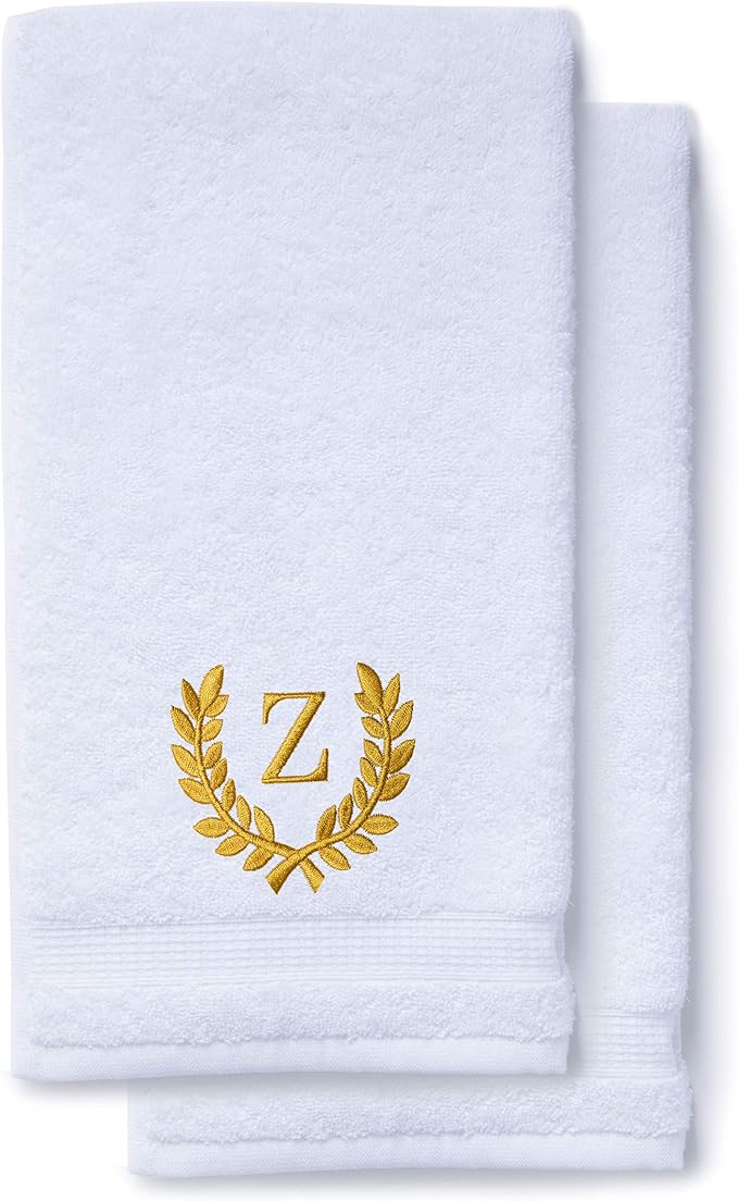 Decorative and Monogrammed Hand Towels by Turquaz