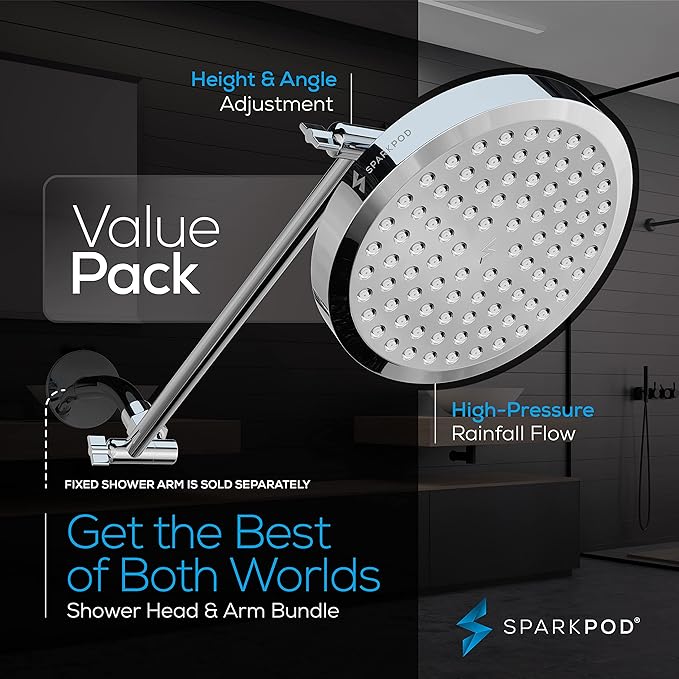 SparkPod Round Rain Shower Head - Image 3