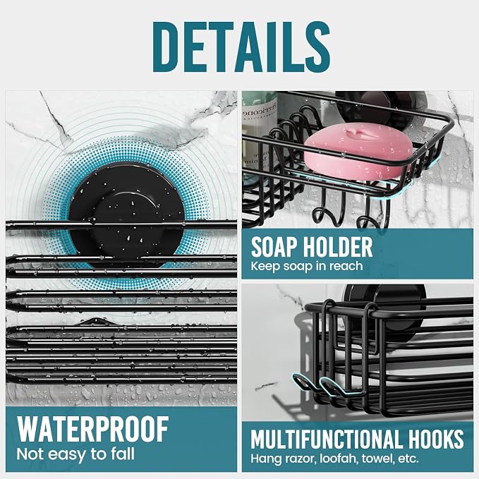 TAILI Shower Caddy Suction Cup - Image 8