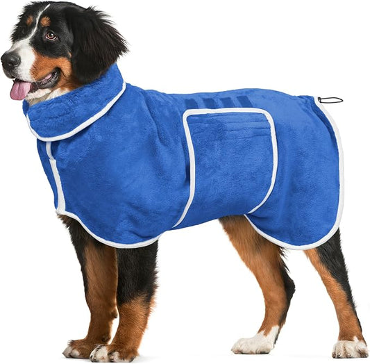 Dog Bathrobe Towel Dog Drying Coat by HhiMyOct
