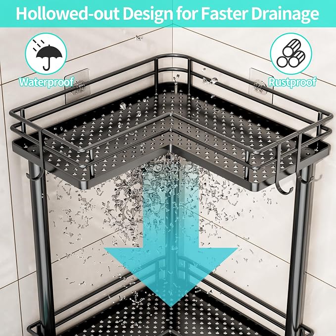 HapiRm Corner Shower Caddy Standing - Image 3
