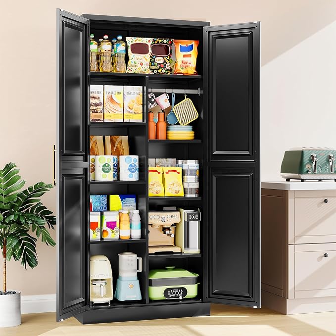 SISESOL 71" Tall Storage Cabinet - Image 8