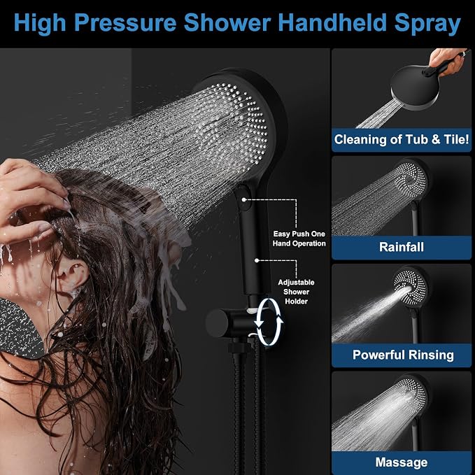Shower System Brass Thermostatic Shower Faucet Set - Image 3