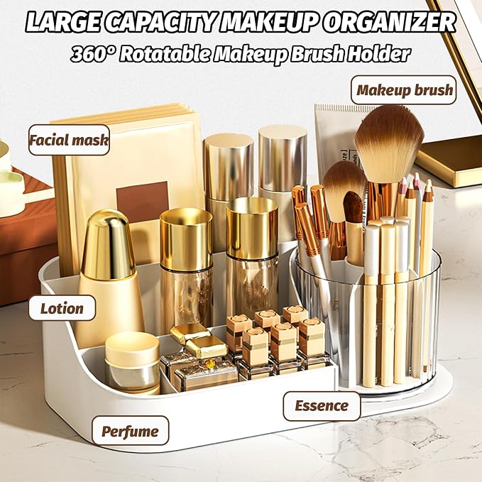 DASITON Large Capacity Makeup Organizer - Image 4