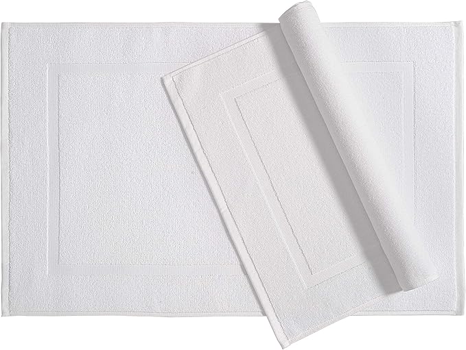 Amazon Basics Premium 100% Cotton, Absorbent Soft Bath Mat, Machine Washable - Image 4