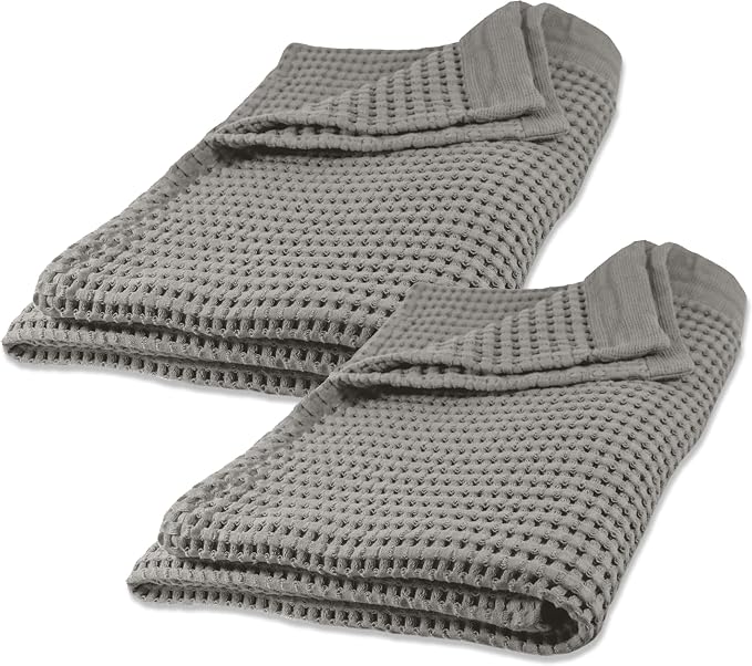 GILDEN TREE Waffle Bath Sheet Quick Dry Towel, Thin Luxury Bath Towels by GildenTree