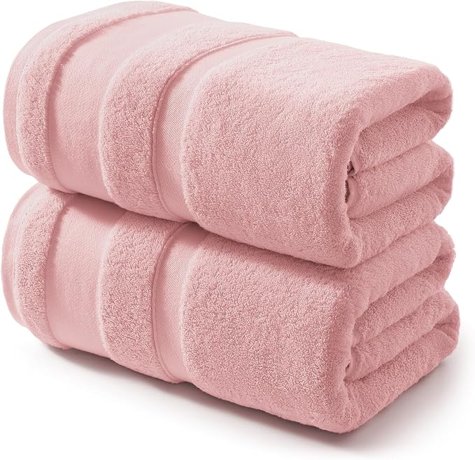 REDKISS 100% Cotton Bath Towels Set of 2, Extra Large Bath Sheets 35 X 70 Inches by REDKISSOnline
