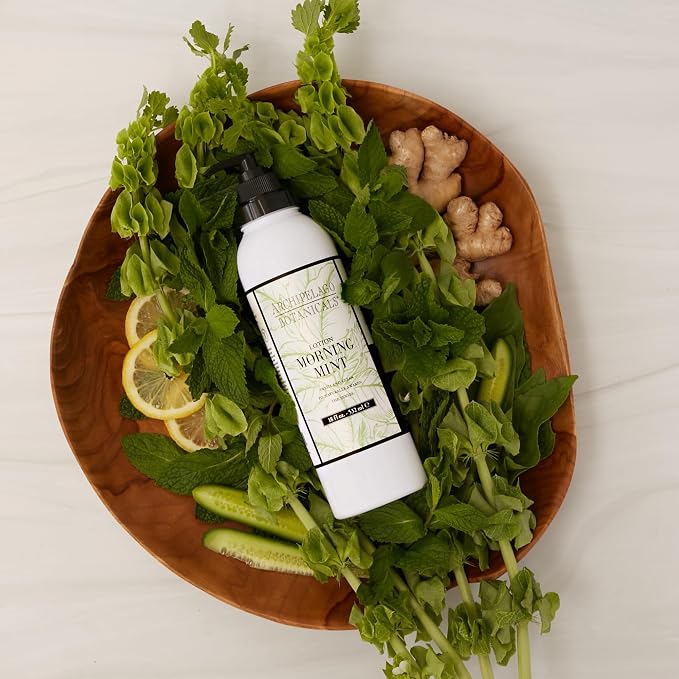 Archipelago Botanicals Morning Mint Lotion, Mint Moisturizing Body Lotion - Image 5