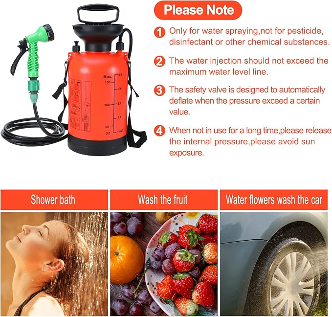 SearQ Portable Camping Shower - Image 2