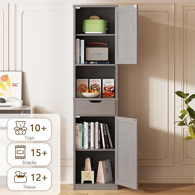 Walsunny Tall Bathroom Storage Cabinet - Image 3
