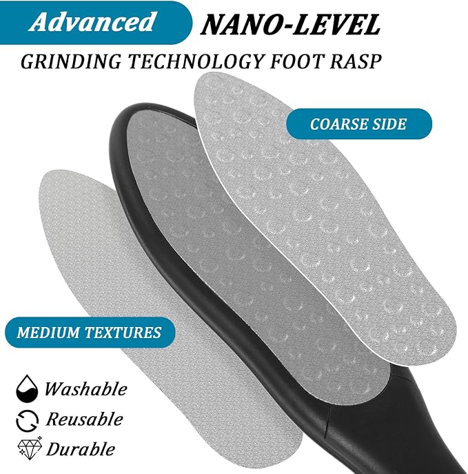 Double-Sided Nano Glass Foot File, Heel Scraper - Image 2