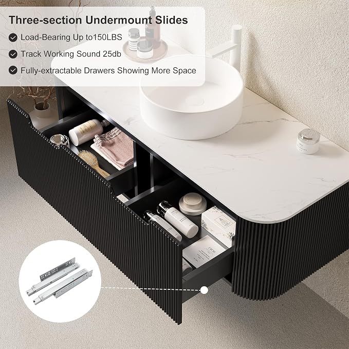 48" Floating Bathroom Vanity - Image 5