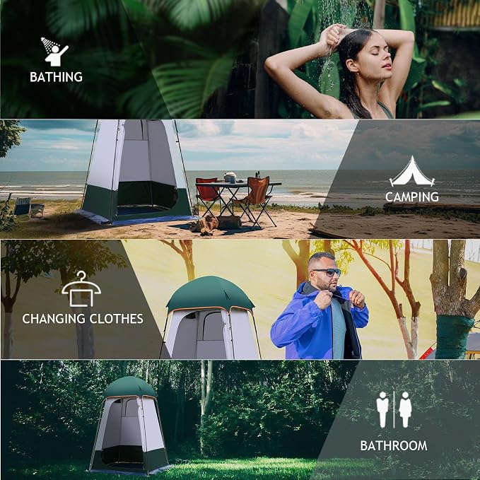 Camping Tent Shower Tent, Outdoor Changing - Image 7
