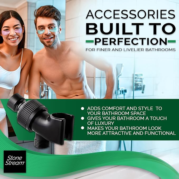 Original StoneStream Adjustable Wall Shower Adapter and Holder - Image 5