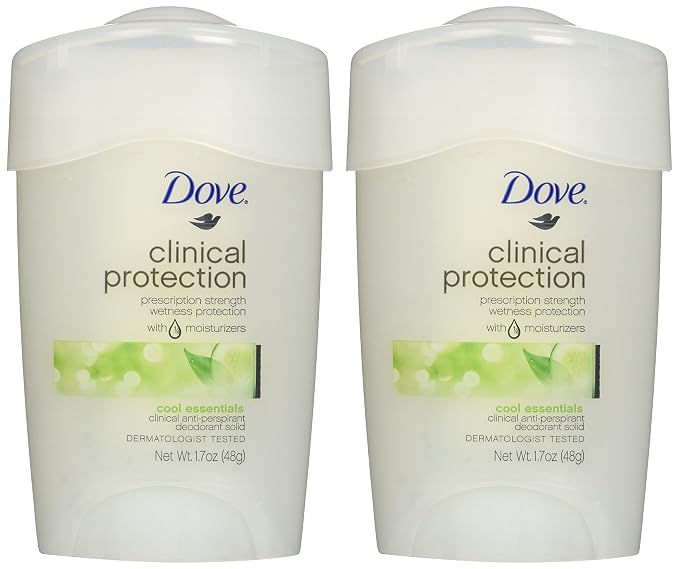 Dove Clinical Protection Antiperspirant Deodorant, Cool Essentials 1.7 Ounce - Image 7