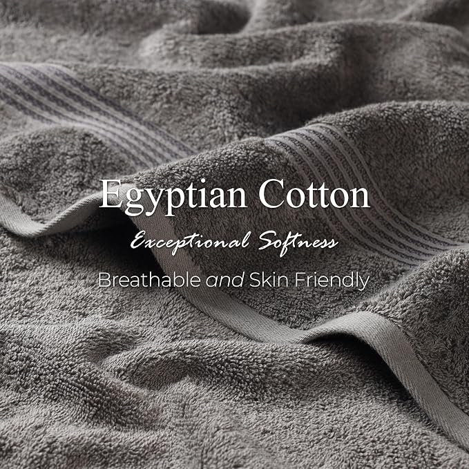 Superior Egyptian Cotton Bath Towel Set, Towels - Image 5