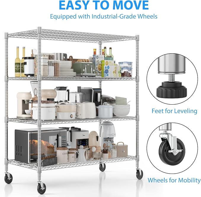 Homdox Heavy Duty Metal Shelves - Image 5