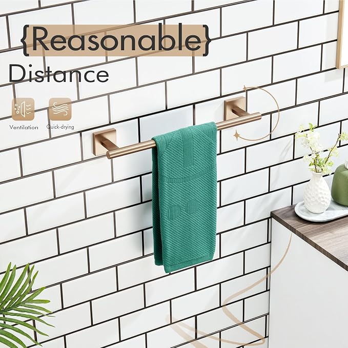 KOKOSIRI Hand Towel Bar Bathroom Towel Holder - Image 7
