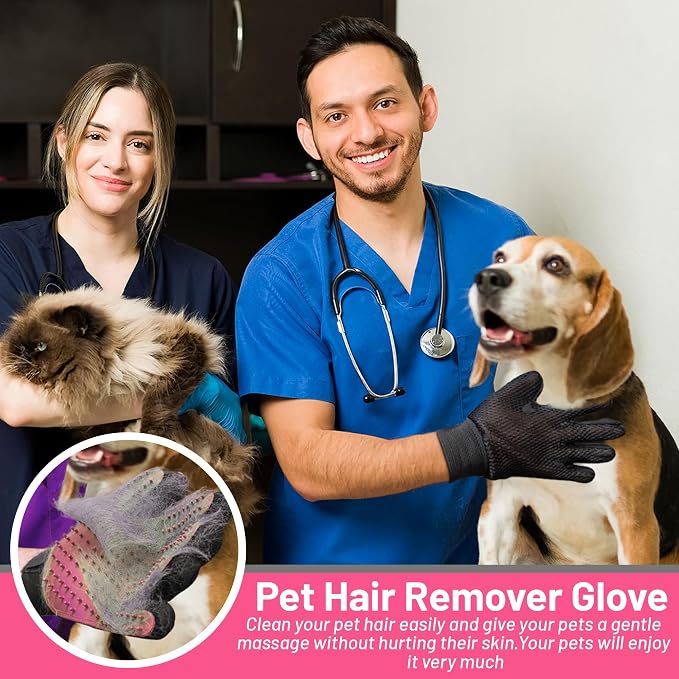 Upgrade Pet Grooming Gloves, Grooming Gloves - Image 6