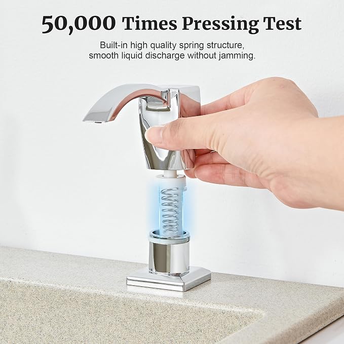Ultimate Unicorn Kitchen Sink Soap Dispenser, Built-in Under Sink Chrome - Image 6