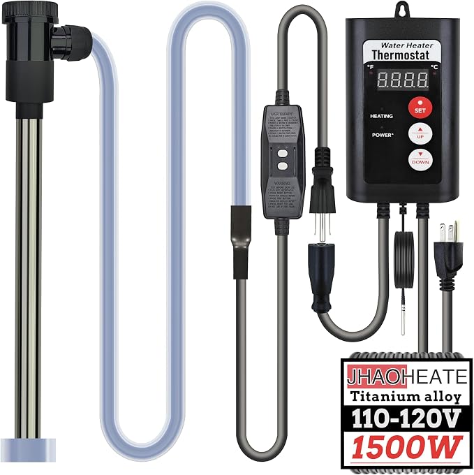 1500W Hot Tub Titanium Immersion Water Heater by Unknown