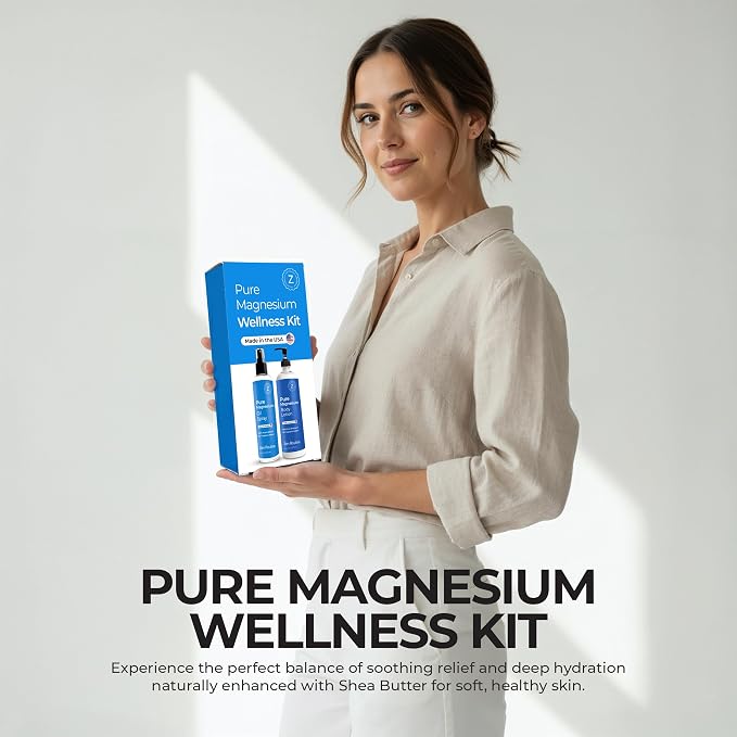 Magnesium Lotion + Magnesium Oil Spray Set | Pure Topical Magnesium - Image 7