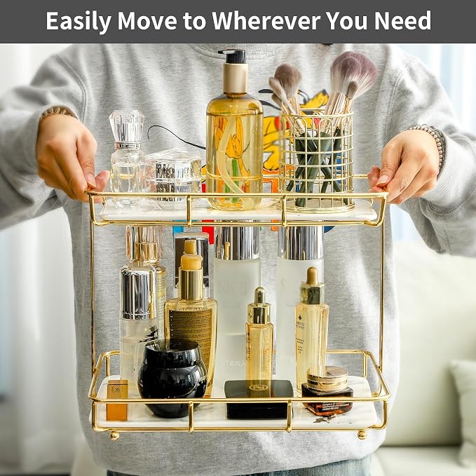 Bathroom Organizer Countertop Perfume Organizer Makeup Organizer Cosmetics - Image 3