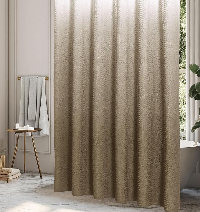 Gibelle Ombre Brown Shower Curtain - Image 2