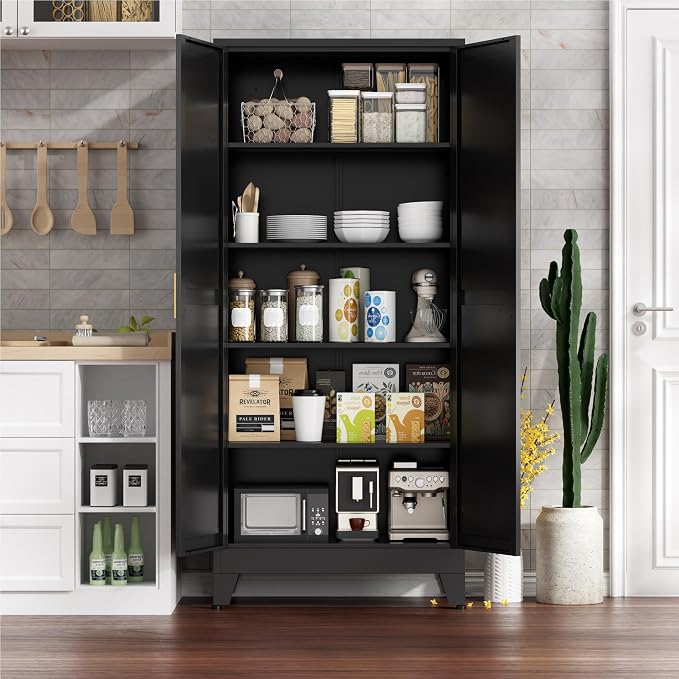 71" Metal Storage Cabinet - Image 2