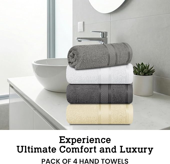 Casa Lino 100% Cotton Hand Towels - Image 2