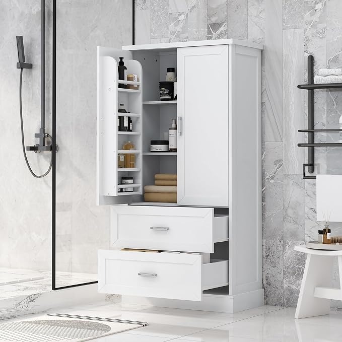 Merax 64" H Storage Cabinet - Image 3