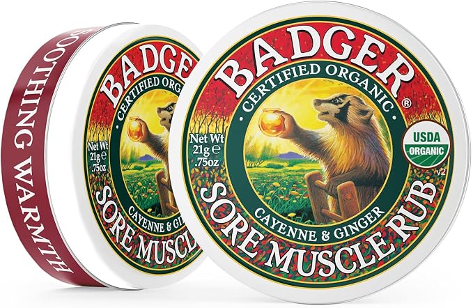 Badger - Sore Muscle Rub, Cayenne Pepper and Ginger, Organic Sore Muscle Rub - Image 3