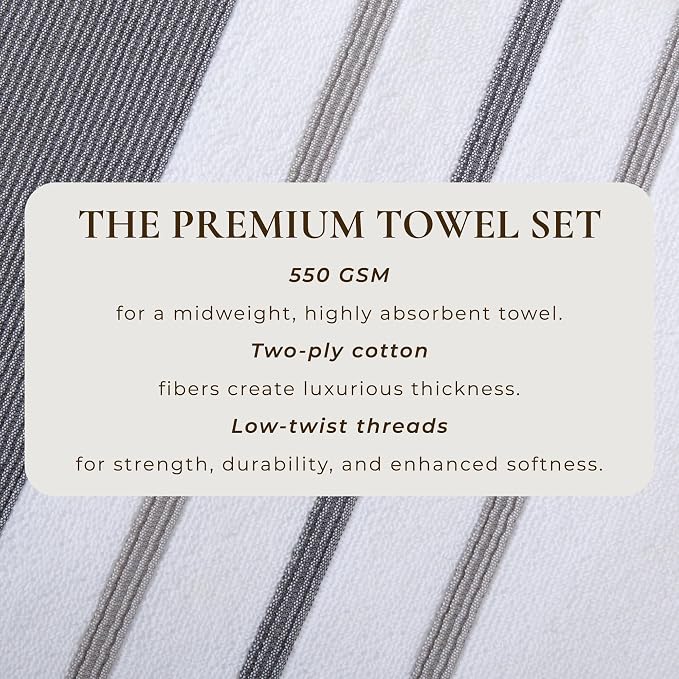 Great Bay Home Decorative Oversized Bath Sheet Set - Image 4