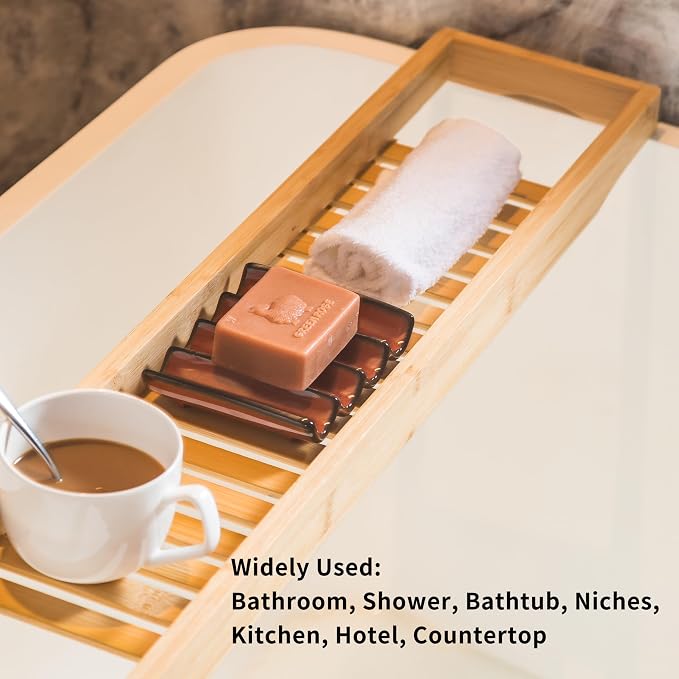 Bathroom Soap Dish for Shower, Bar Soap Holder - Image 2