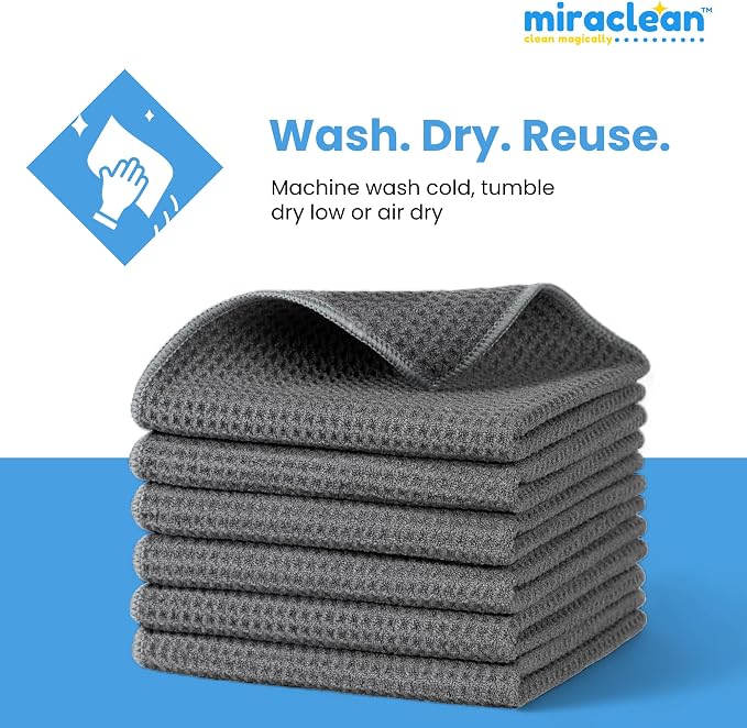 Waffle Weave Microfiber Cloths - Image 7