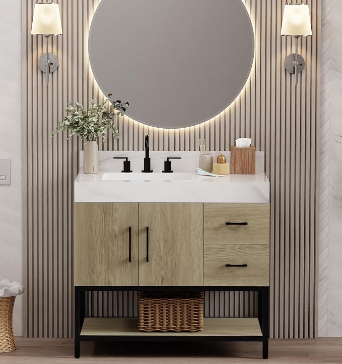TILE & TOP Utopia 36" Single Bathroom Vanity by TILETOP