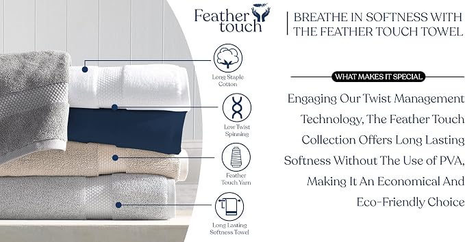 Delara Organic Cotton Luxuriously Plush Bath Towel | GOTS & OEKO-TEX Certified - Image 7