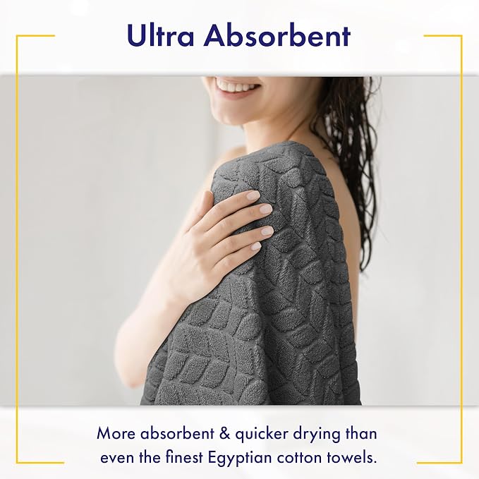 Ultra Soft & Stylish 700 GSM Luxury Bath Towels - Image 3