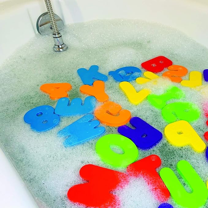BabyBibi 36 PCS Stick-On Foam Bath Letters and Numbers - Image 4