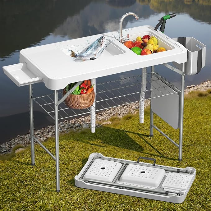 Folding Fish Cleaning Table by LINKRISEED