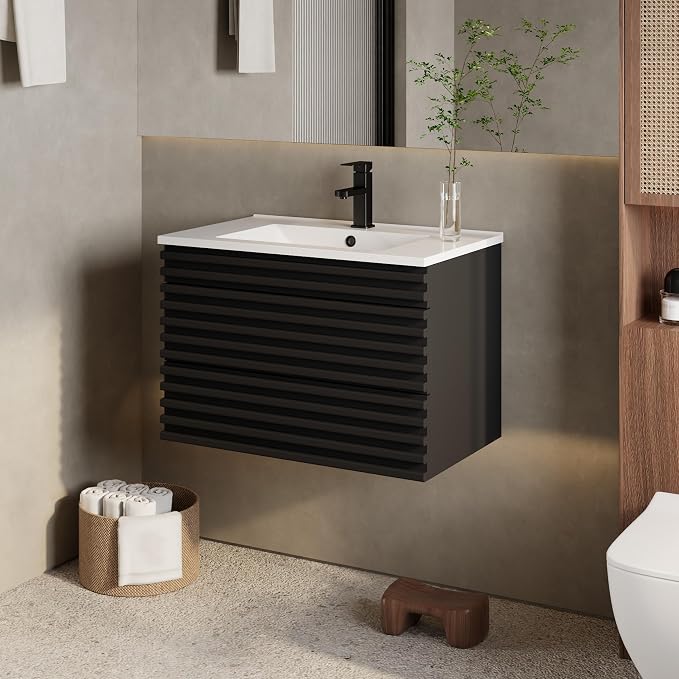 eclife 30" Floating Bathroom Vanity - Image 2