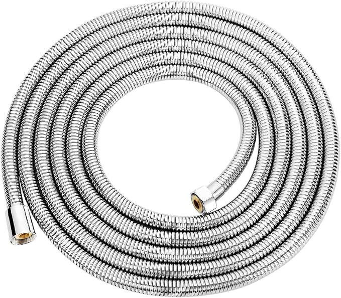 Shower Hose Extra Long 157Inches, Flexible Stainless Steel Handheld Shower Hose by OIETON