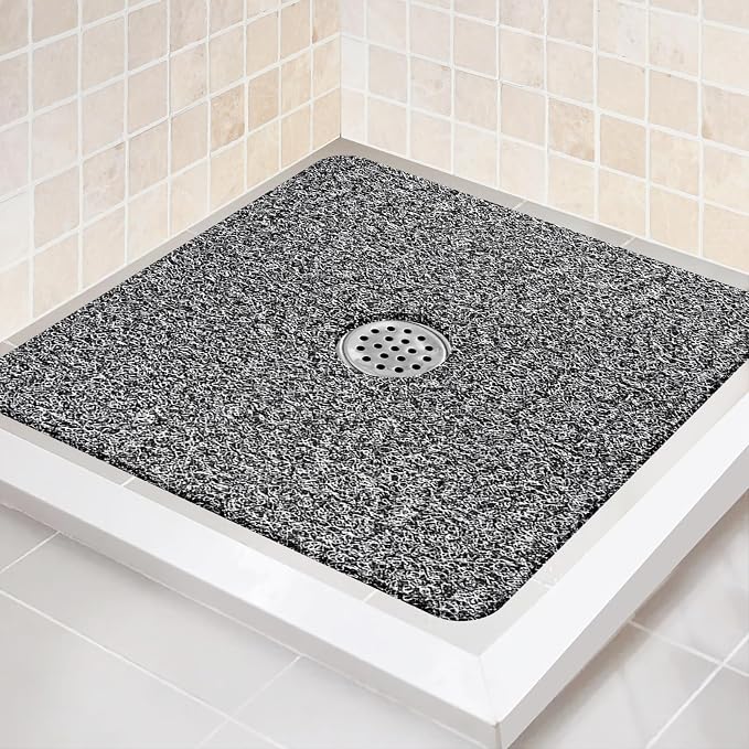 Shower Mat Non Slip, 27 x 27 Inch Extra Large Bath Mat by Zoryllic