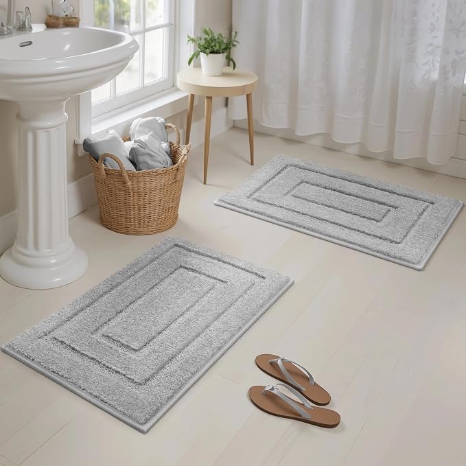 GRANNY SAYS Bathroom Rugs Sets 2 Piece, Soft Bath Mats - Image 2